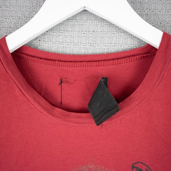 Buffalo David Bitton Grunge Y2K Rhinestone Tee - Picture 5 of 6